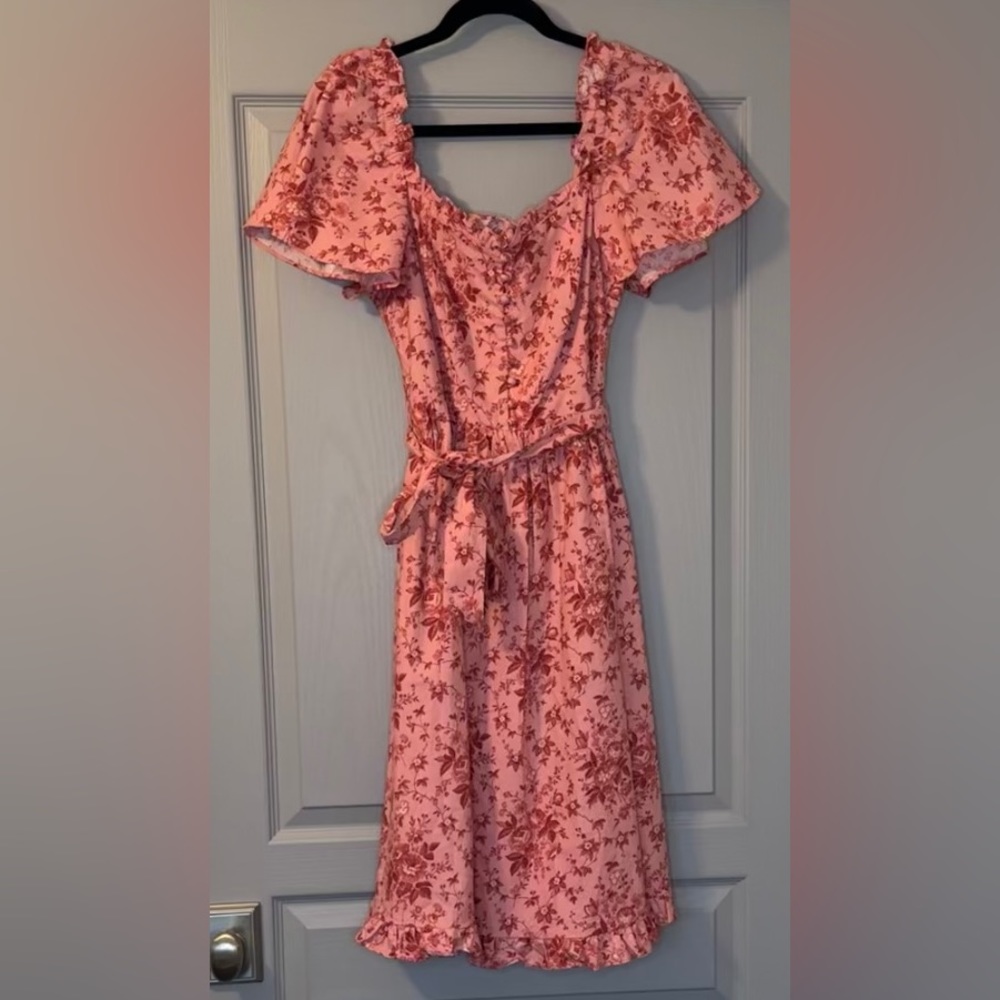 NWT Gal Meets Glam Collection Marianna Pink Dress, Size 4 - Picture 7 of 11
